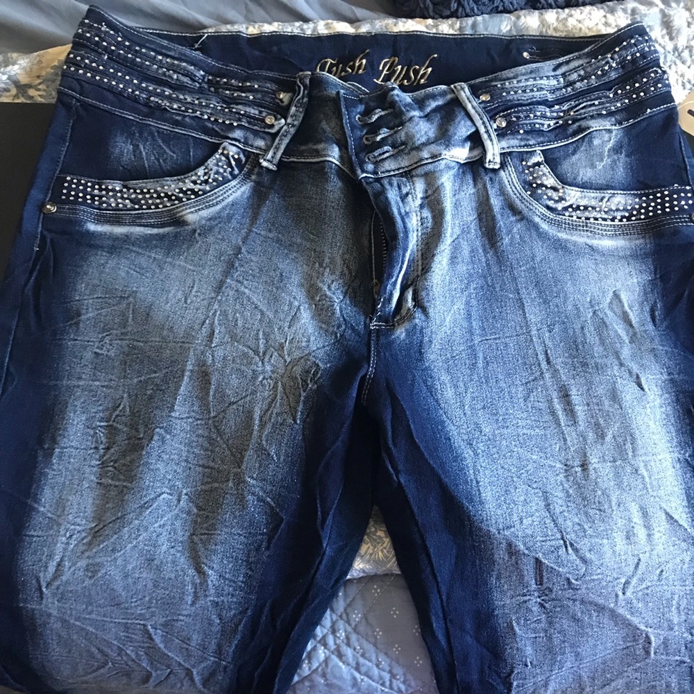 Embellished jeans